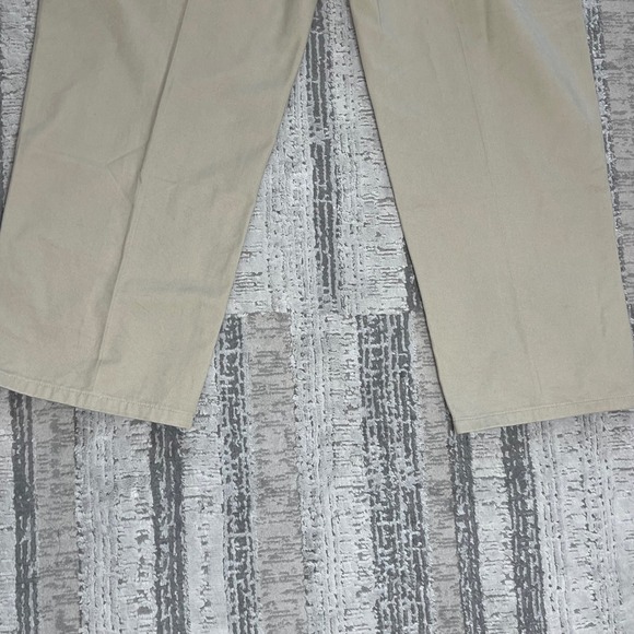 Vintage USA Polo Ralph Lauren Mens Khaki Pleated Twill Preppy Pants Size 36x30 - Picture 6 of 13